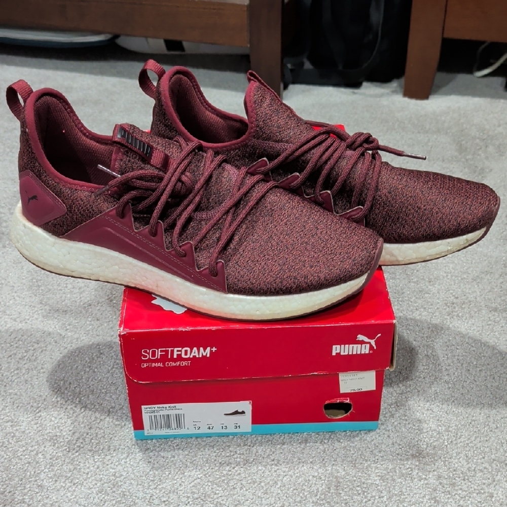 Puma NRGY Neko Knit Maroon Men's Shoes